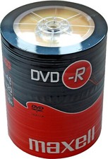 600 Maxell DVD-R 4,7GB 120Min 16x Rohlinge 6x100er Shrink