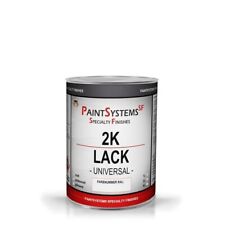 4 kg Set 2K-Lack RAL Lack Schwarz oder Weiss glänzend oder matt