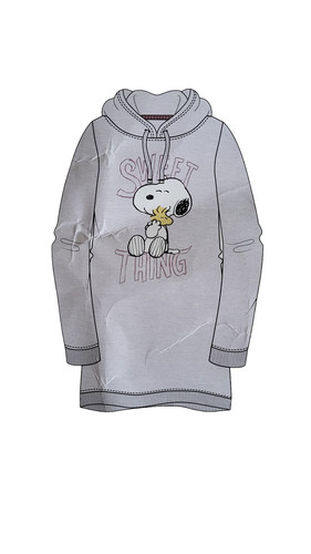 The peanuts snoopy sweatkleid - snoopy,