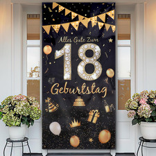 Geburtstagsbanner 18 Jahre