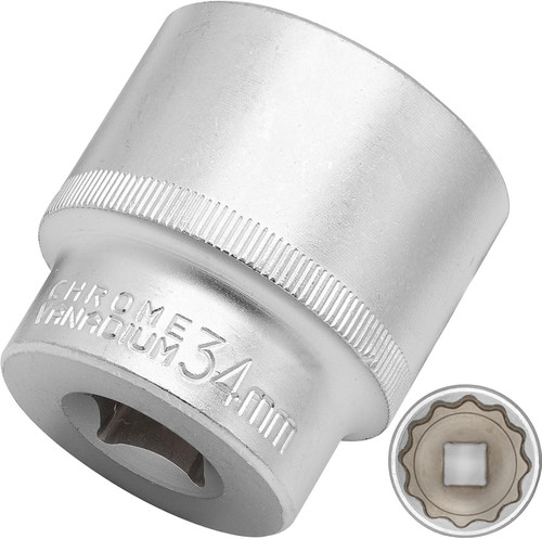 34mm vielzahn nuss - sw,