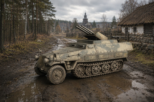 Kfz 251 ausf d - ausf.,