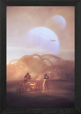 Mining Rig Gerahmtes Wandbild