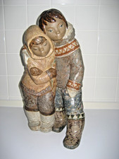 38 cm große Keramik Figur