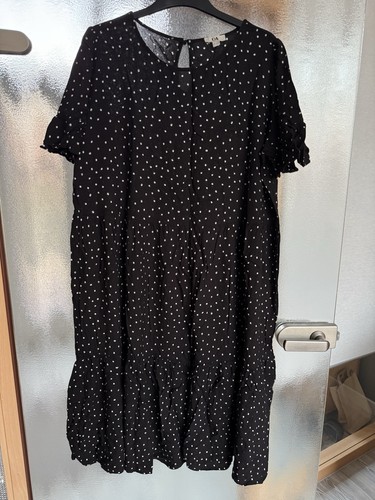 Kleid schwarz mit - kleid, in