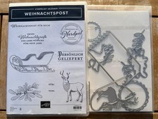 STAMPIN UP  Stempelset WEIHNACHTSPOST mit Stanzformen Vom Nordpol
