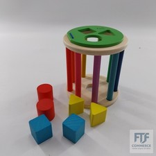 Selecta 62007 Sortierrolle, Sortier und Steckspiel aus Holz, 1 Jahr to 3 Jahre, 