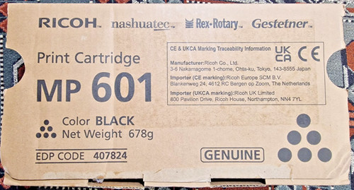 Original ricoh mp601bk - original, schwarz