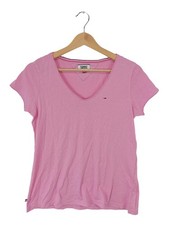 TOMMY HILFIGER Damen V-Ausschnitt Shirt Shirt Gr. IT 38 rosa