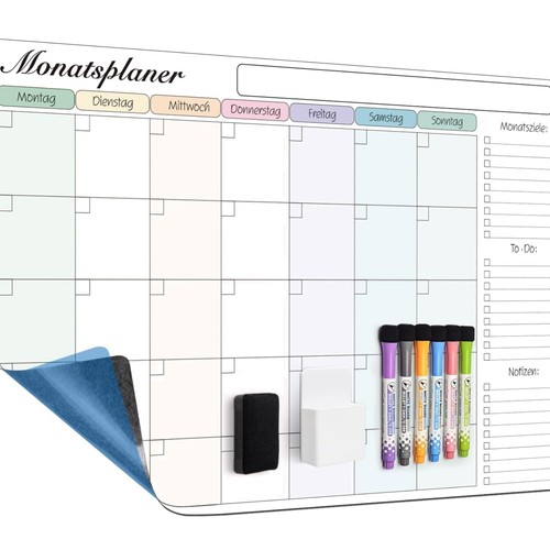 Whiteboard monatsplaner wand - whiteboard,
