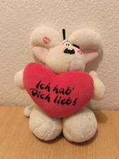 Diddl Maus mit Herz Ich hab Dich lieb! 👄💋 Lippen Stift  Stofftier Plüsch Figur