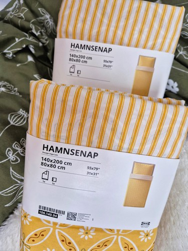 Ikea hamnsenap bettwäsche - hamnsenap, 2x