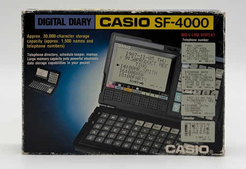 Casio 4000 digital diary - sf-4000,