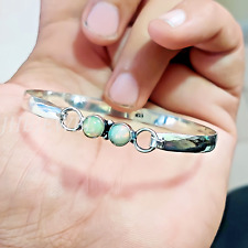 Äthiopischer Opal Edelstein Schmuck 925 Sterling Silber Verstellbar Armreif A...