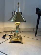 Goldene Tischlampe - Nachbau Paris Orient Express Istanbul- Vintage Lampe