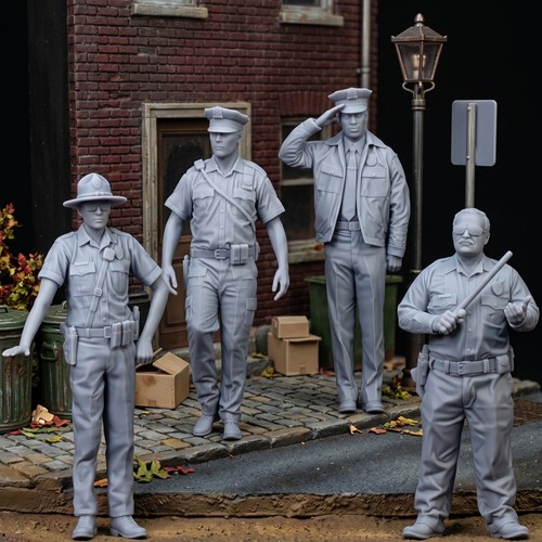 Polizei gemischt set 3d - gemischt,