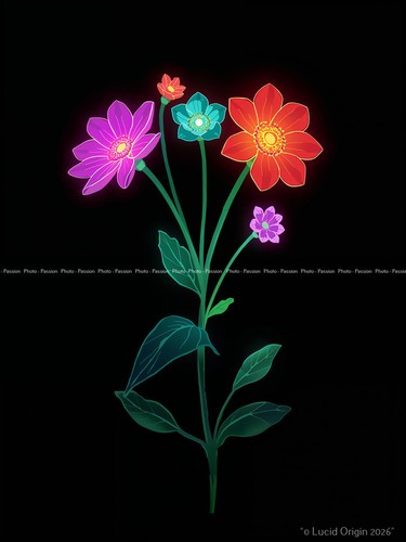 Foto blumen bunt grafiken - bunt,