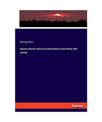 Inquiry into the - nature, of