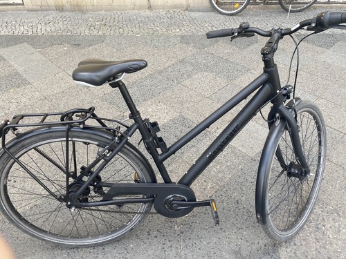 Massenger fahrrad schwarz mit - massenger,