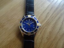 BREITLING Vintage "J Class" Damenuhr, Ref. D52065, blaue Ausführung