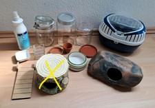 Hamster Zubehör Laufrad Keramikverstecke Näpfe 