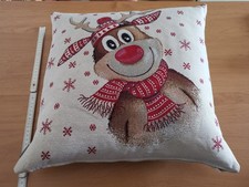 Kissen Kopfkissen Rentier Hirsch Weihnachten Hossner Deko sehr gut erhalten