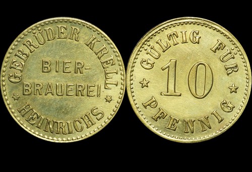 Biermarke pfennig - 10,