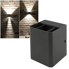 LED Außen Wand-Lampe DUO - Leuchtwinkel einstellbar - 230V 7W IP54 Up and Down