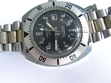 Vintage Herren Taucher Armbanduhr Anker Waterproof Handaufzug