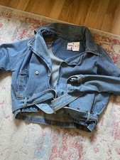 Jeansjacke, oversized mit