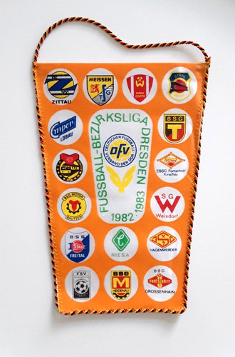 Fußball wimpel ddr - fußball,