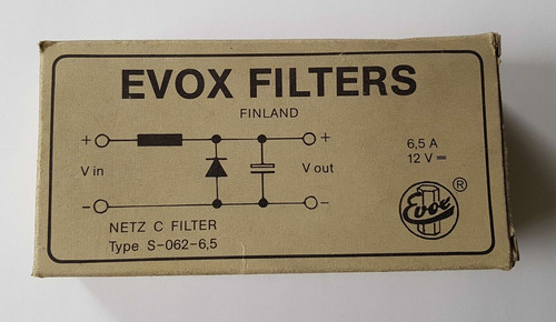 Evox netzfilter 12v 5a - netzfilter, 6,5a