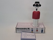 Alessi Korkenzieher rot/weiss
