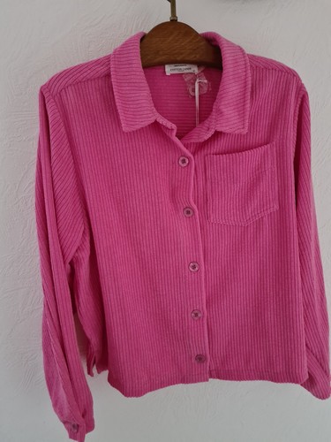 Pinke cordjacke shacket - pinke, shacket/