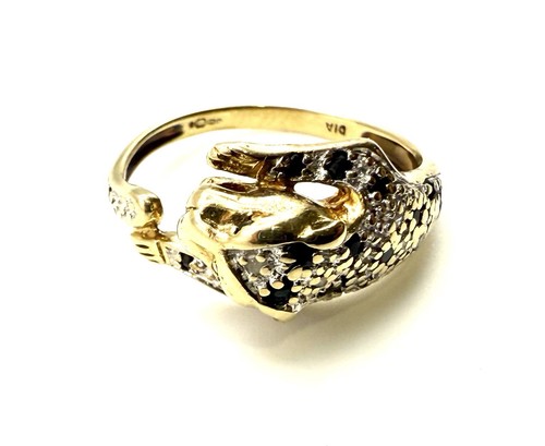 Pantherring gold 9 kt - 9,