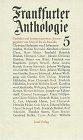 Frankfurter anthologie band - frankfurter, anthologie.