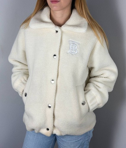 Burberry wollfleecejacke - burberry,