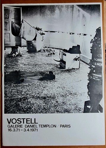 Wolf vostell original - -, plakat