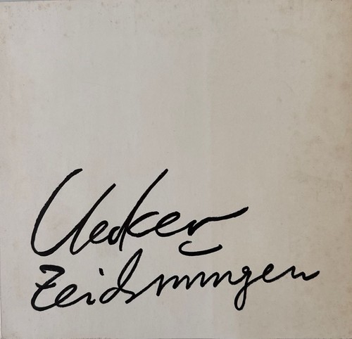 Uecker zeichnungen - uecker:,