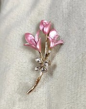 Brosche Anstecknadel Strass Perlen Hochzeit Geschenk Party Pins 