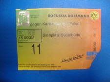 95/96 Ticket BVB Dortmund KSC