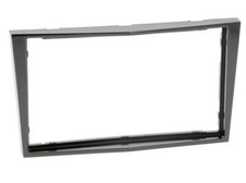 Radioblende passend für OPEL Corsa D ab 2006 2DIN Farbe piano black Einbaurahmen