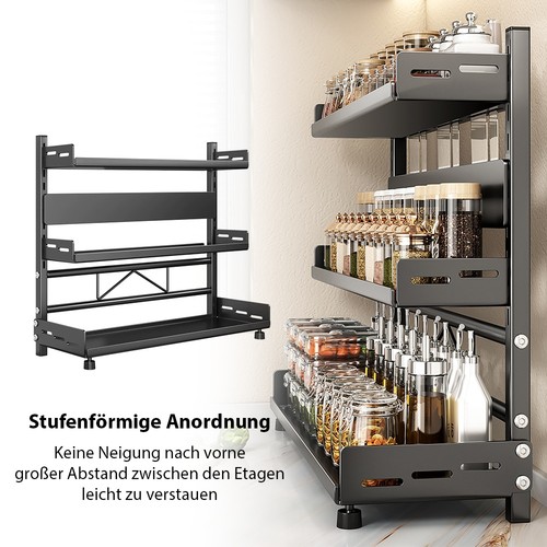 Gewürzregal stehend etagen - gewürzregal,