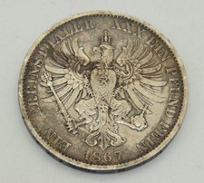 Orig. 1 Vereinstaler 1867 A - König Wilhelm I. 1867 Silber Vereinsthaler V 4