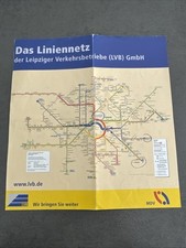 Das Liniennetz der Leipziger Verkehrsbetriebe (LVB) GmbH Leipzig