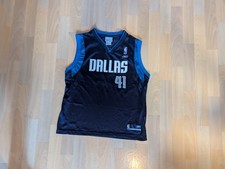 Reebok NBA Dallas mavericks Nowitzki Basketball Trikot l vintage Jersey Maillot