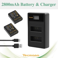 2X Akku 2800mAh Für Canon