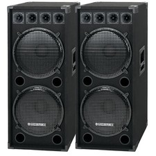 Paar 2x 15" (38cm) DJ PA