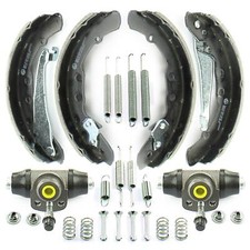 Bremsbacken + 2x Radzylinder Trommelbremse hinten für Audi 100 Avant VW Caddy