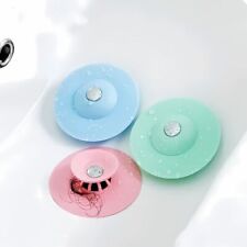 Abflussstopfen Waschbecken Küchenspüle Badewanne Sieb Geruchsverschluss Silikon